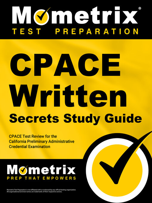 Title details for CPACE Written Secrets Study Guide by CPACE Exam Secrets Test Prep Staff - Wait list